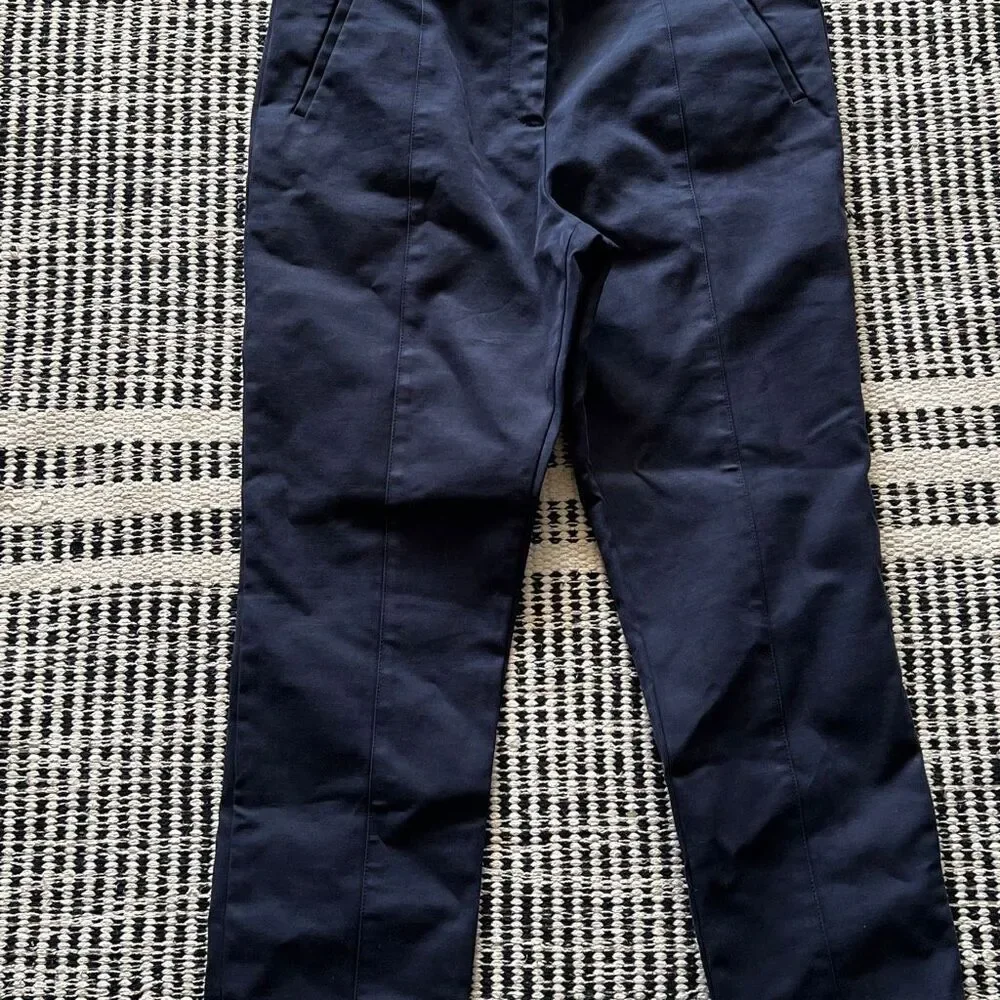 Tory Burch Portugal Size 12 Navy Blue Pants